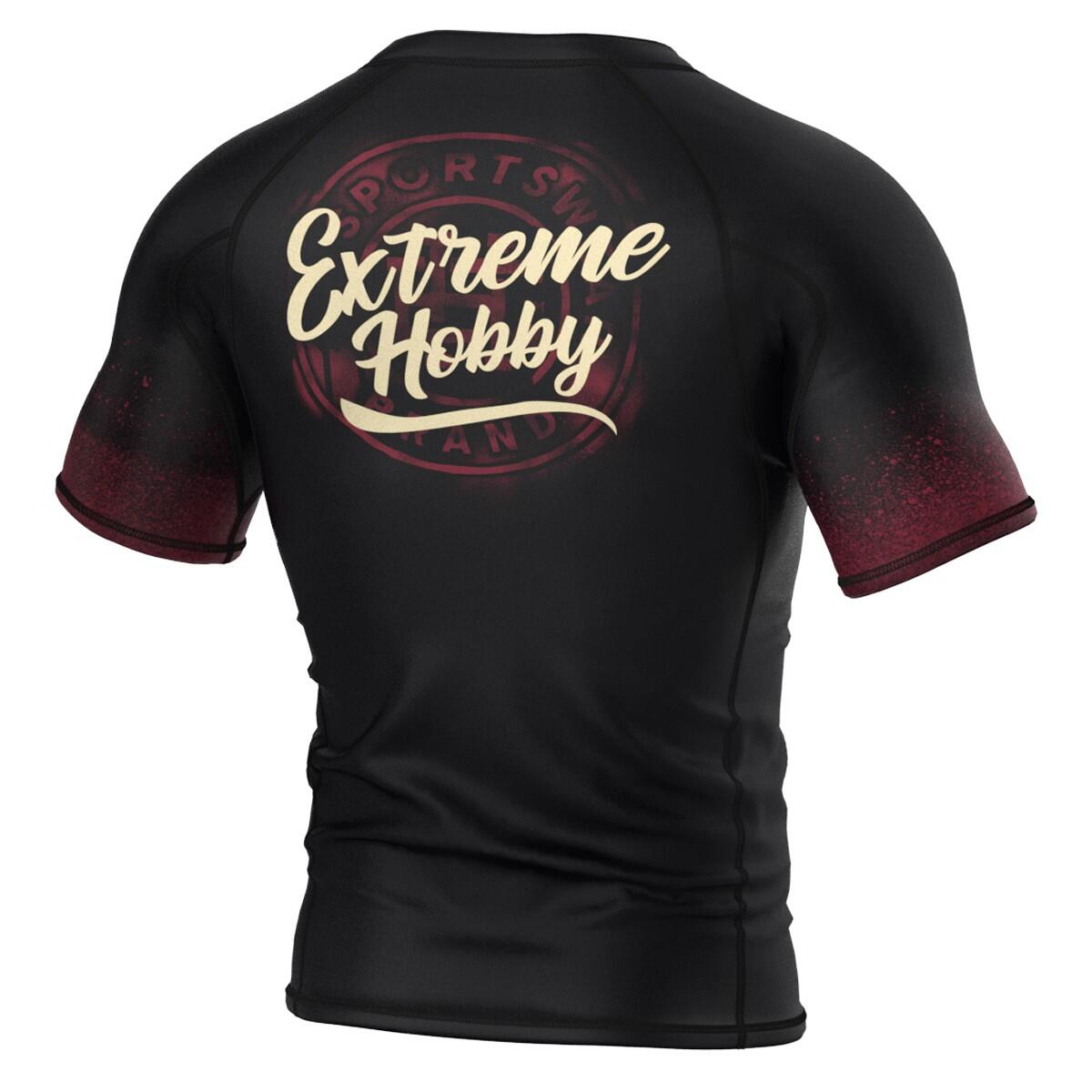 Rashguard met korte mouwen voor heren MMA EXTREME HOBBY BADGE 3/7