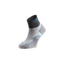 Calcetines Distance gris turquesa running Unisex Gris LURBEL