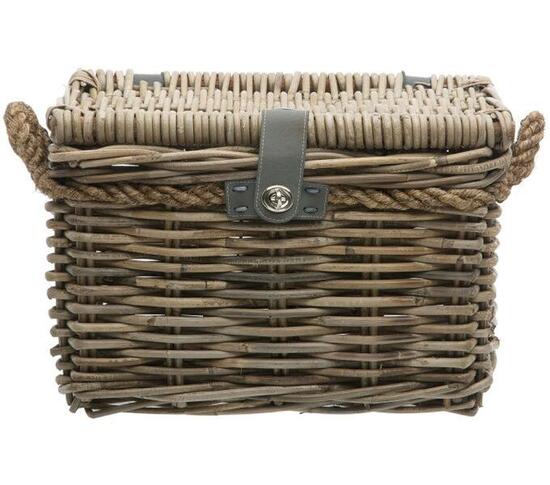 Panier vélo Melbourne Medium pour porte-bagages avant, Grey