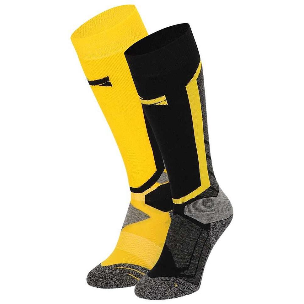 Skarpety snowboardowe Xtreme, 6 par, Multi Żółty