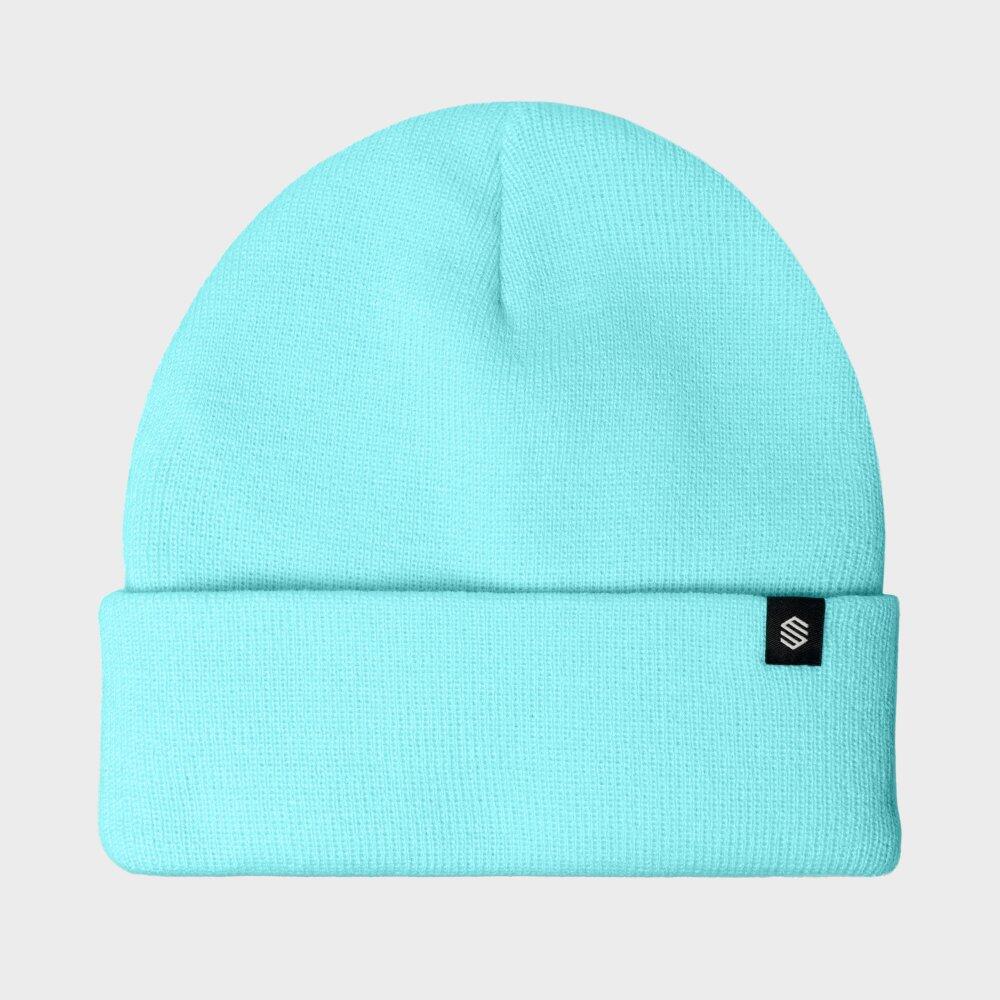 Winter hat Winter sports Men and Women Snowflake Turquoise Turquoise