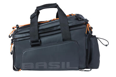 Bagagedraagtas "miles" xl pro. zwart/oranje