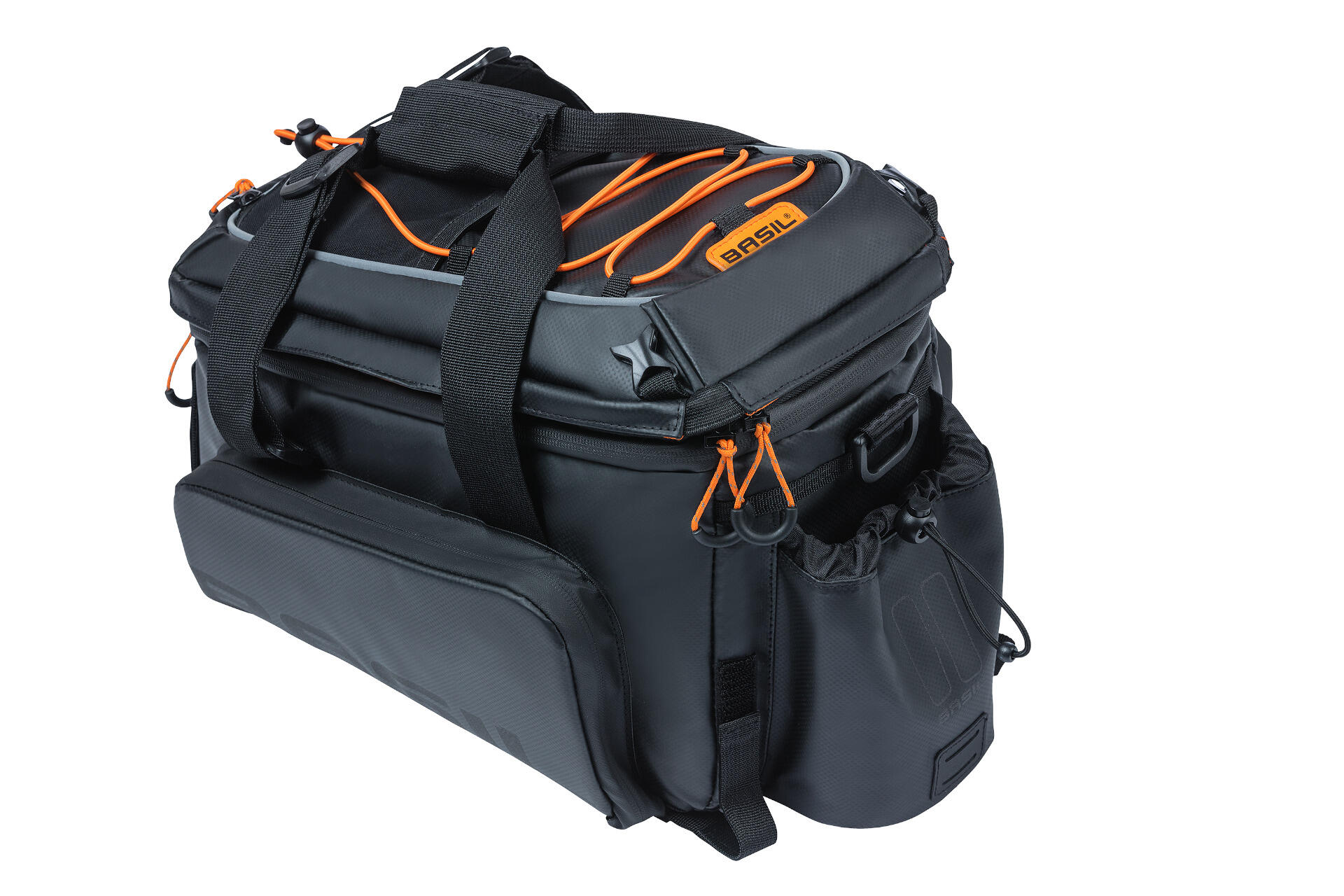 Gepäckträgertasche "Miles" XL Pro, schwarz/orange 2/7