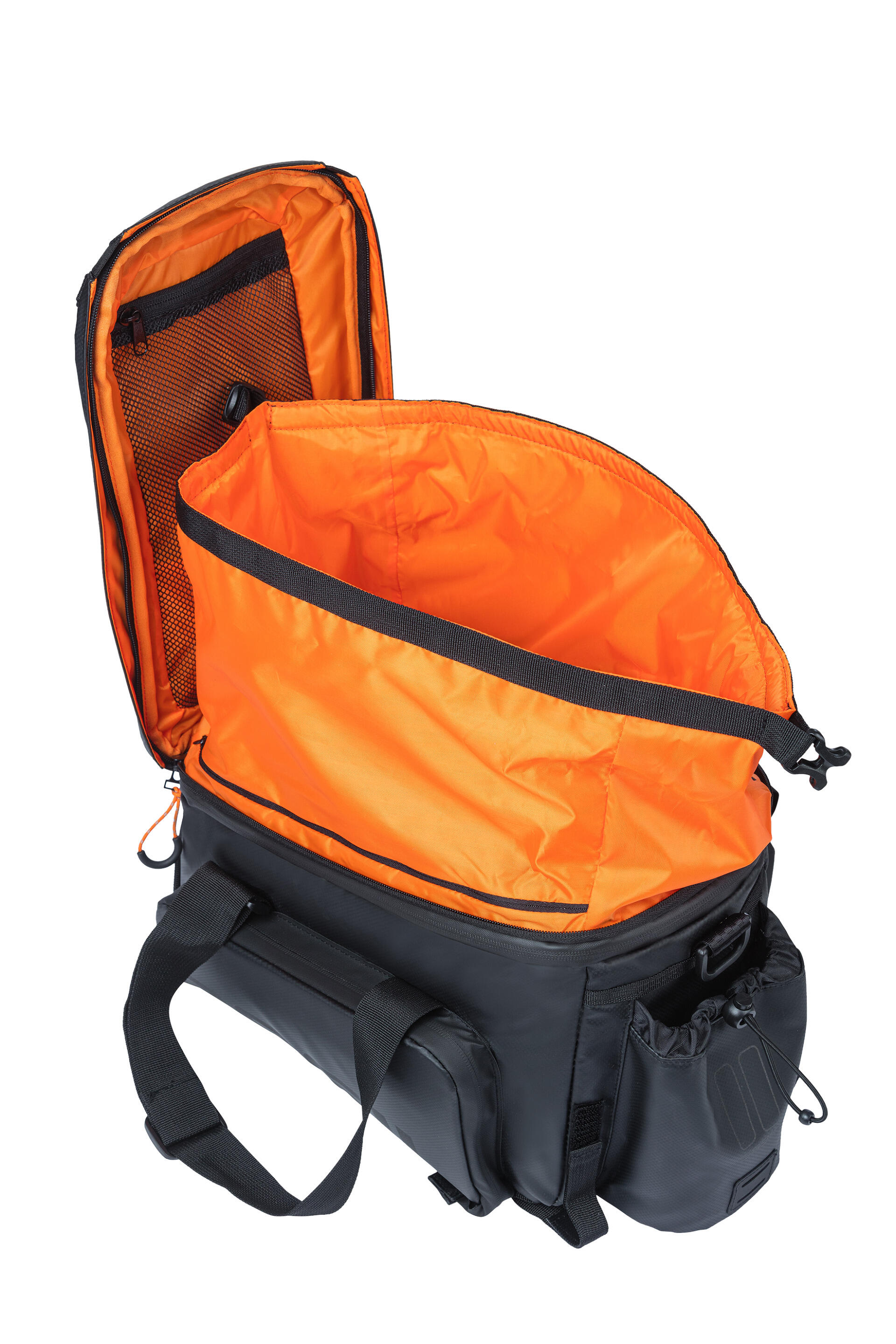 Gepäckträgertasche "Miles" XL Pro, schwarz/orange 4/7