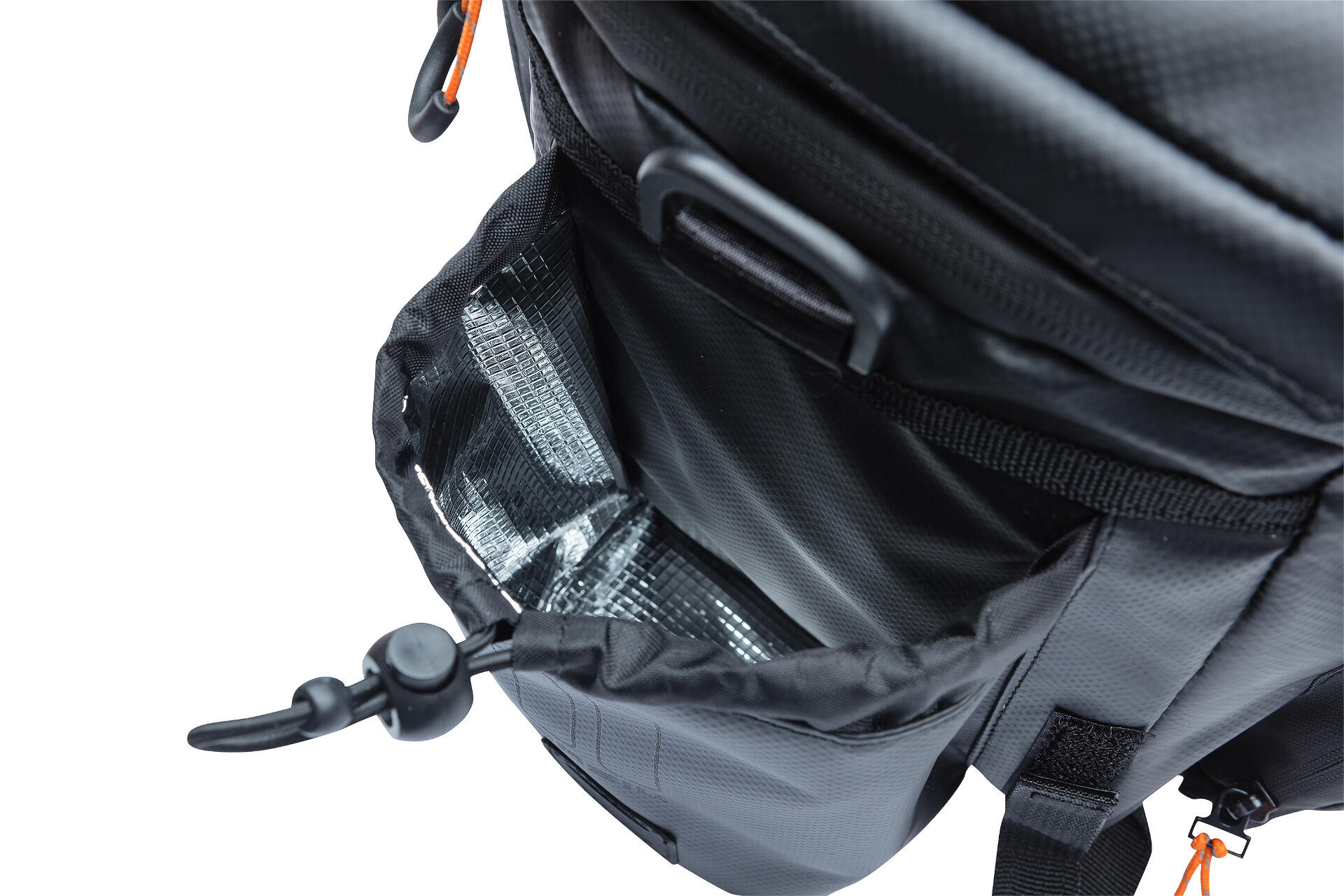 Gepäckträgertasche "Miles" XL Pro, schwarz/orange 5/7