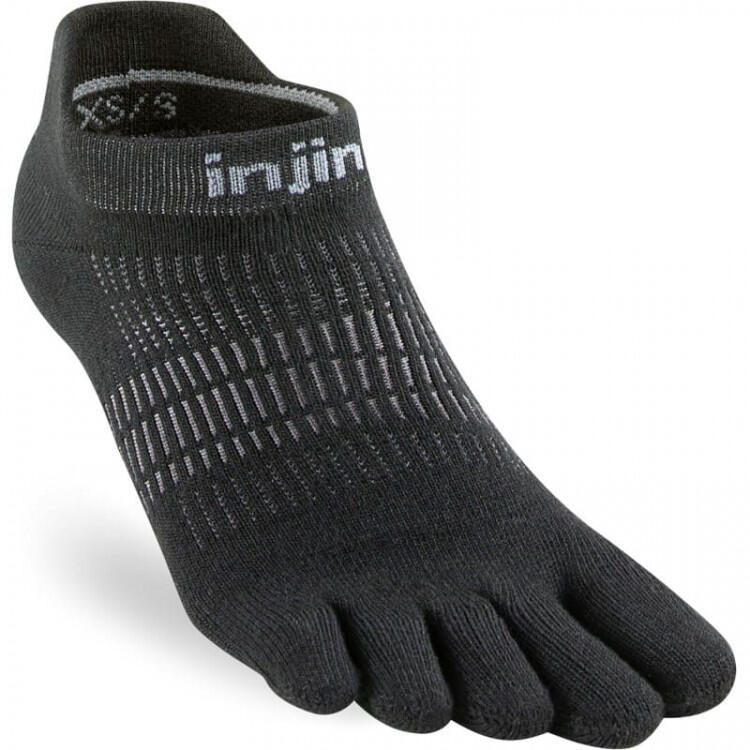 Injinji - Chaussettes À Orteils De Running Run Lightweight No-show Coolmax Femme - Chaussettes - Noir - Decathlon