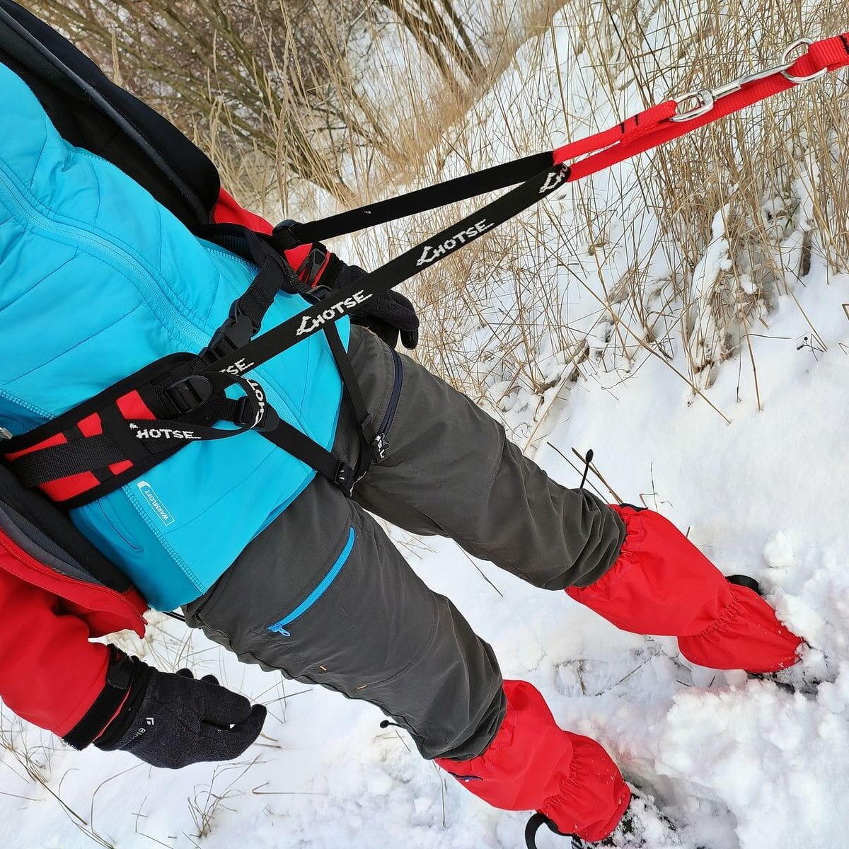 Pas do biegania z psem Lhotse Red S-M 3/4