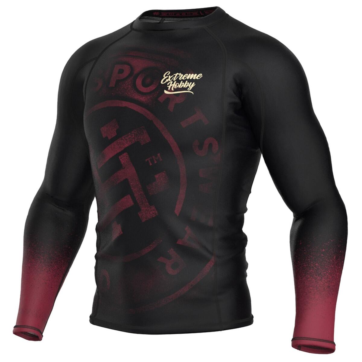 Extreme Hobby - Rashguard À Manches Longues Pour Hommes Mma Extreme Hobby Badge - Rashguard - Noir - 48 Xl - Decathlon