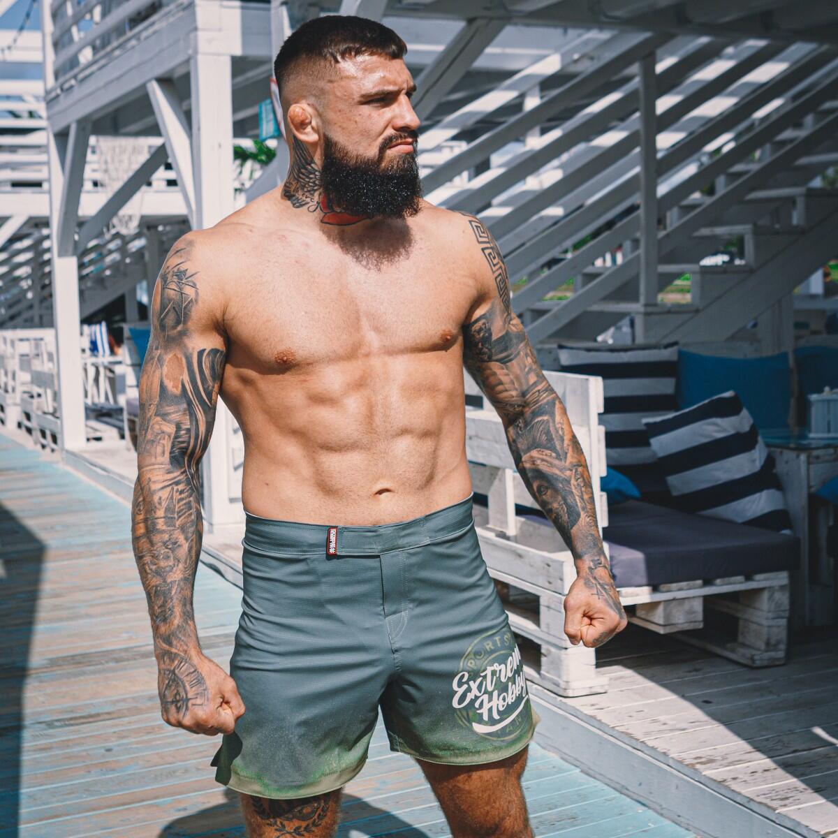 Shorts de sport pour hommes – entraînement et salle EXTREME HOBBY BADGE 2/7