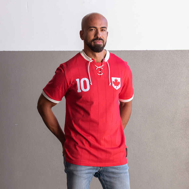 T-Shirt mit Schnürsenkeln Football Town Retro The Red Leaf