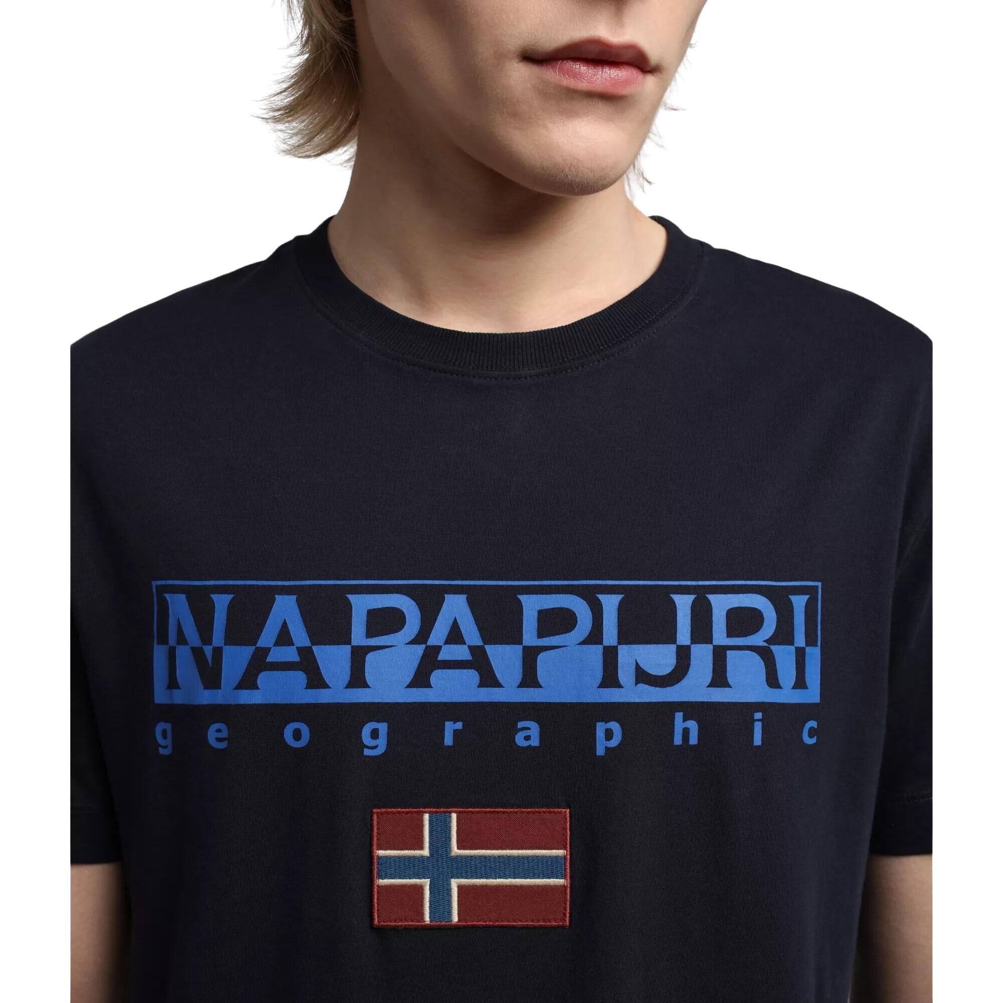 Napapijri Camiseta S-ayas Azul 4/4