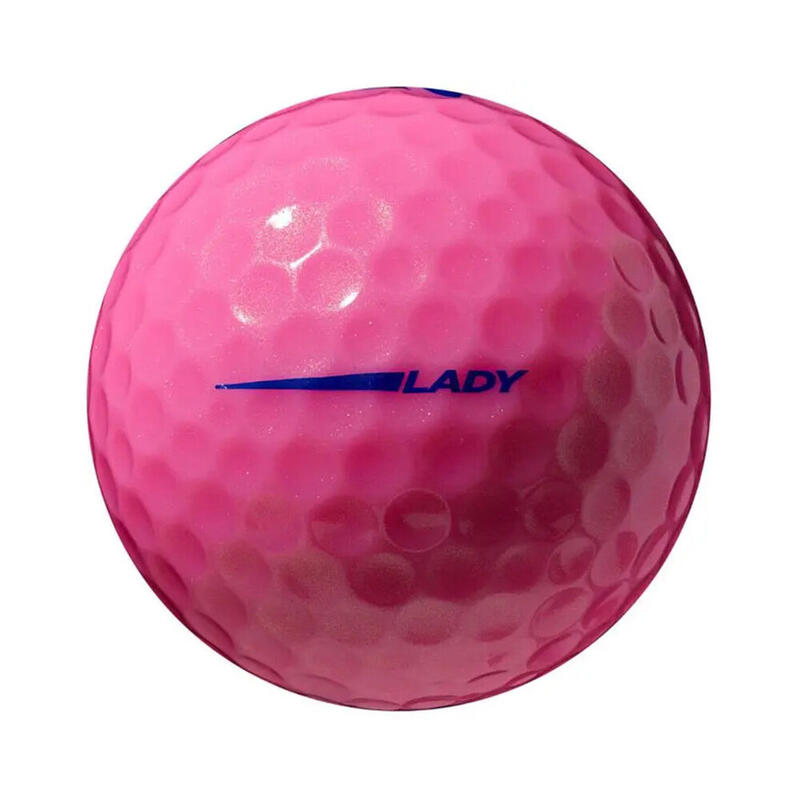 Packung mit 12 Golfbällen Bridgestone Lady Precept Rosa