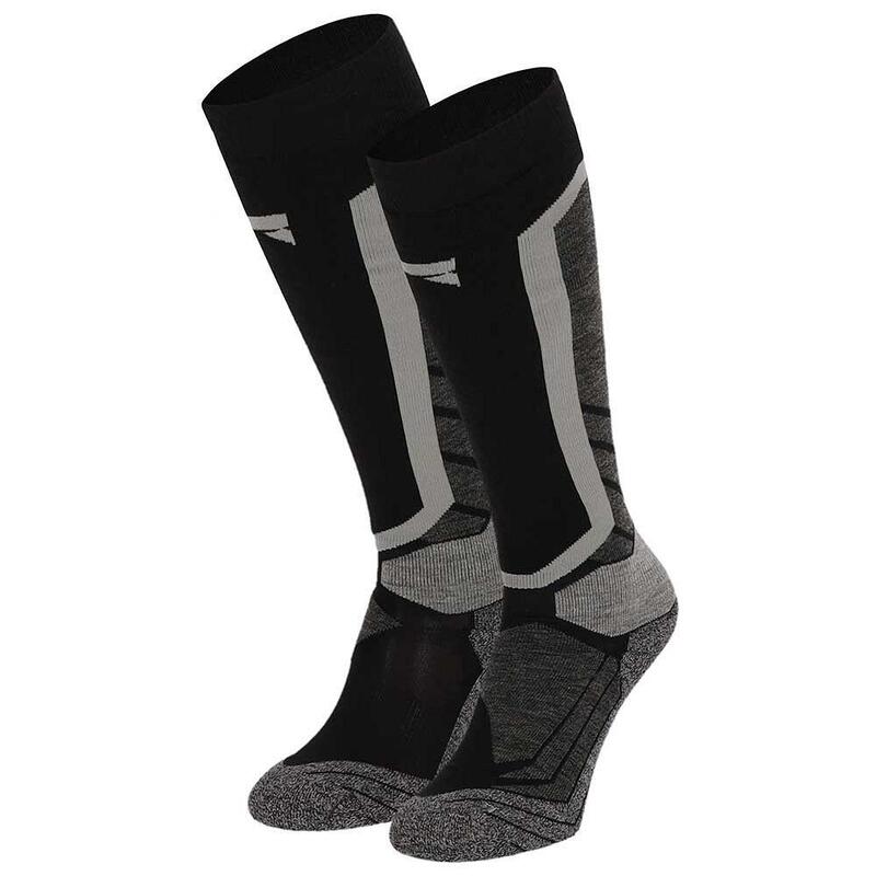 Xtreme - Snowboard sokken Unisex - Multi zwart - 45/47 - 2-Paar - Skisokken
