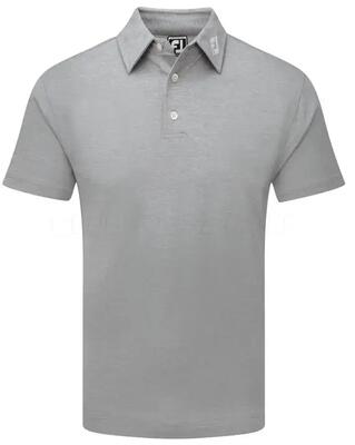 Footjoy stretch pique solid golf polo grijs
