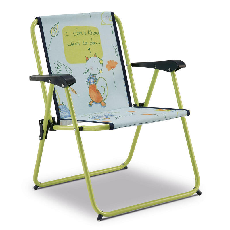 Cadeira Infantil Solenny Playa 42x40x52cm Dobrável e Design Divertido