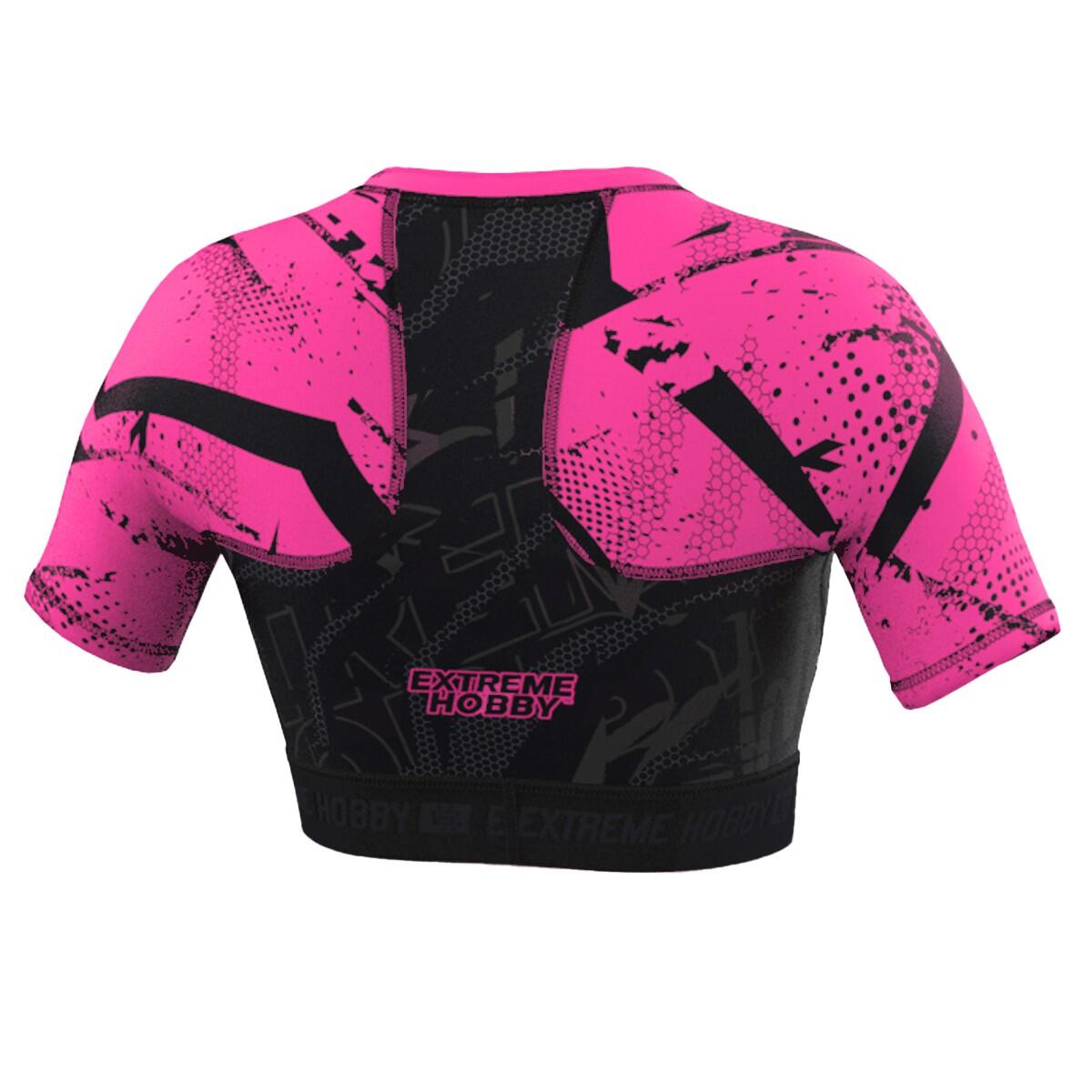 Crop top desportivo de manga curta para mulher Fitness EXTREME HOBBY NEO 2/4