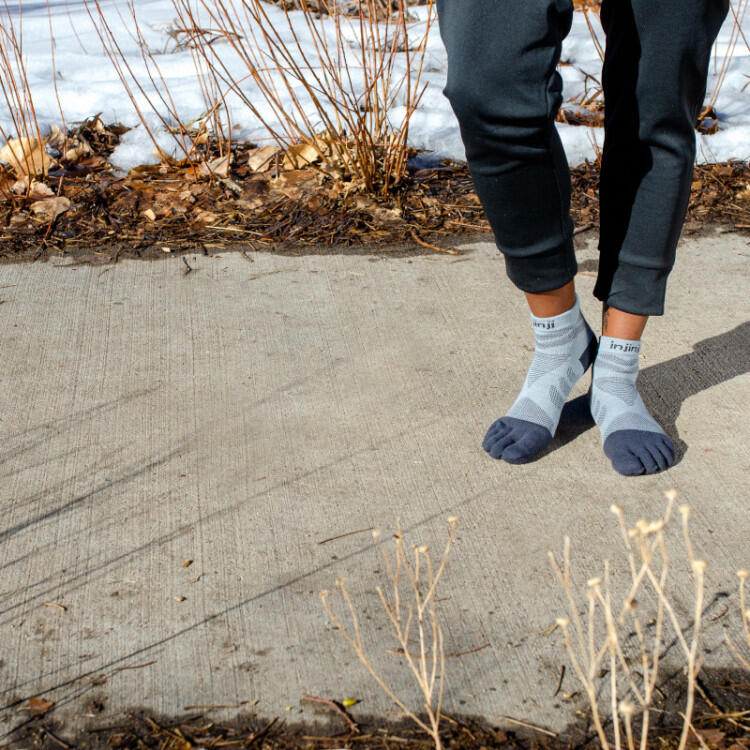 Chaussettes à orteils de running Ultra Run Mini-Crew Coolmax femme 2/4