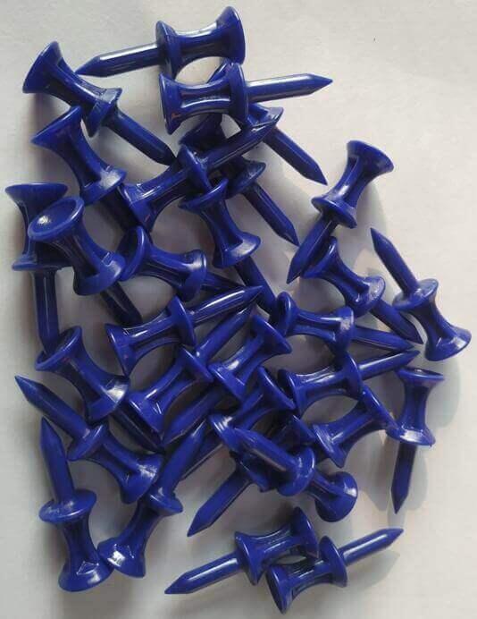 PURE2IMPROVE Pure2Improve Pure4Golf 30 Plastic Step Tees Blauw 37mm