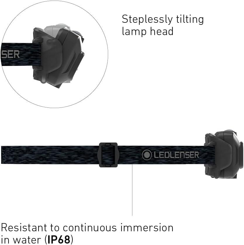 Ledlenser HF4R Core Rechargable 500lm LED Head Torch 4/7