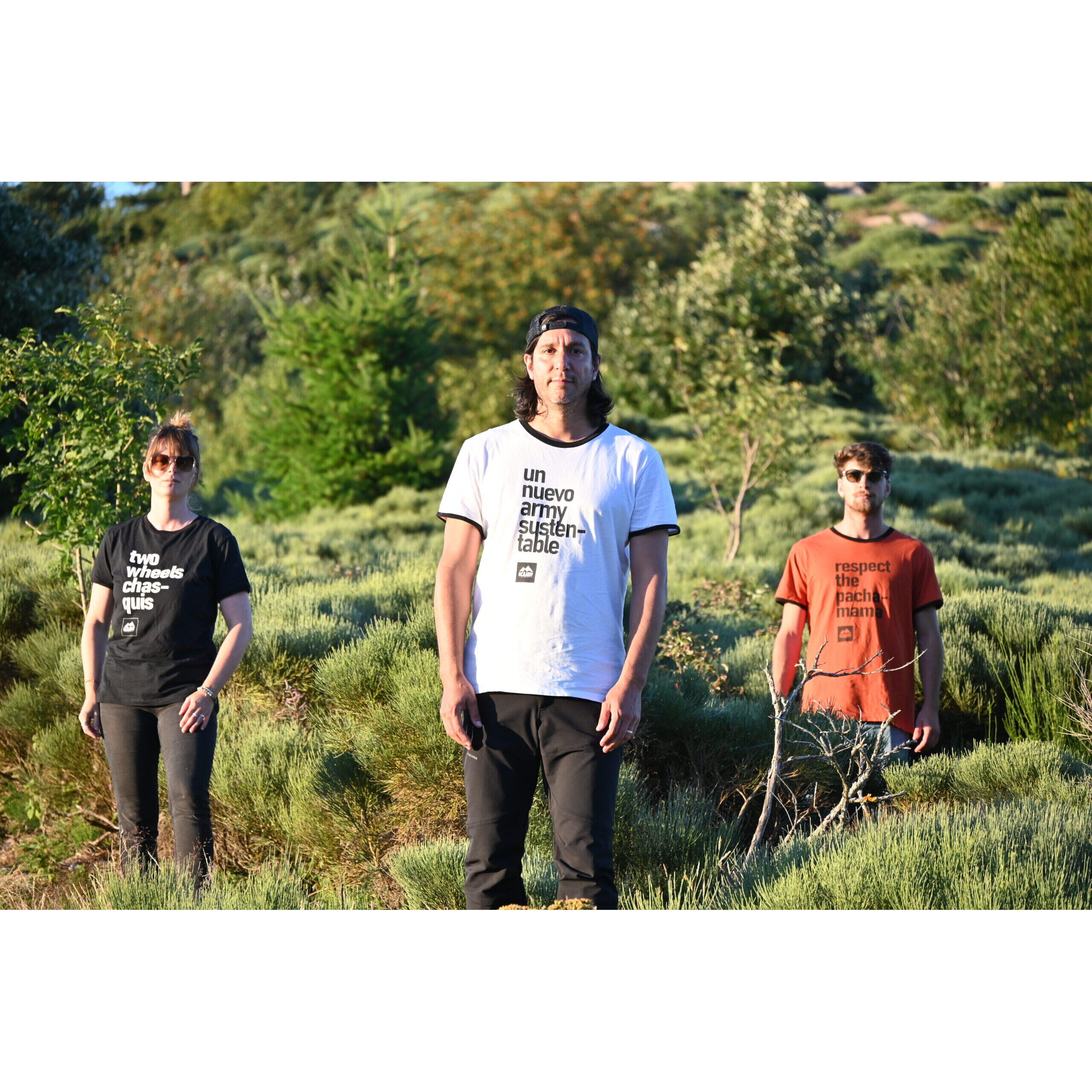 T-shirt coton bio Inca Army Army 180 4/4