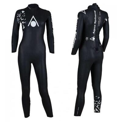 Aquasphere pursuit v3 dames neopreen wetsuit zwart