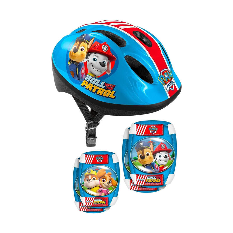 Capacete e Proteções Criança Paw Patrol Tam. 53-56 cm