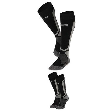 Chaussettes de snowboard Xtreme noires 2-PACK unisexe