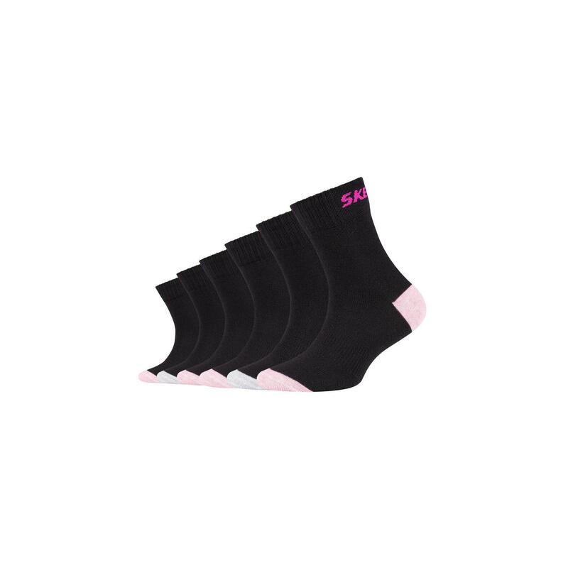 Socken Kinder black SKECHERS - DECATHLON 6er Pack