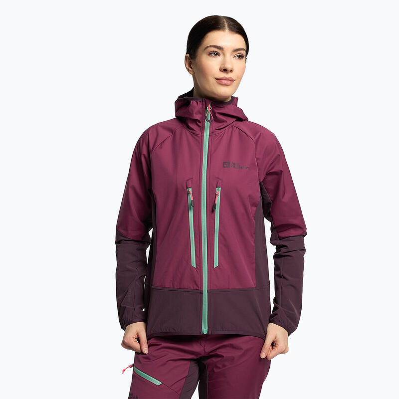 Jack Wolfskin Alpspitze Hoody jachetă de schi pentru femei