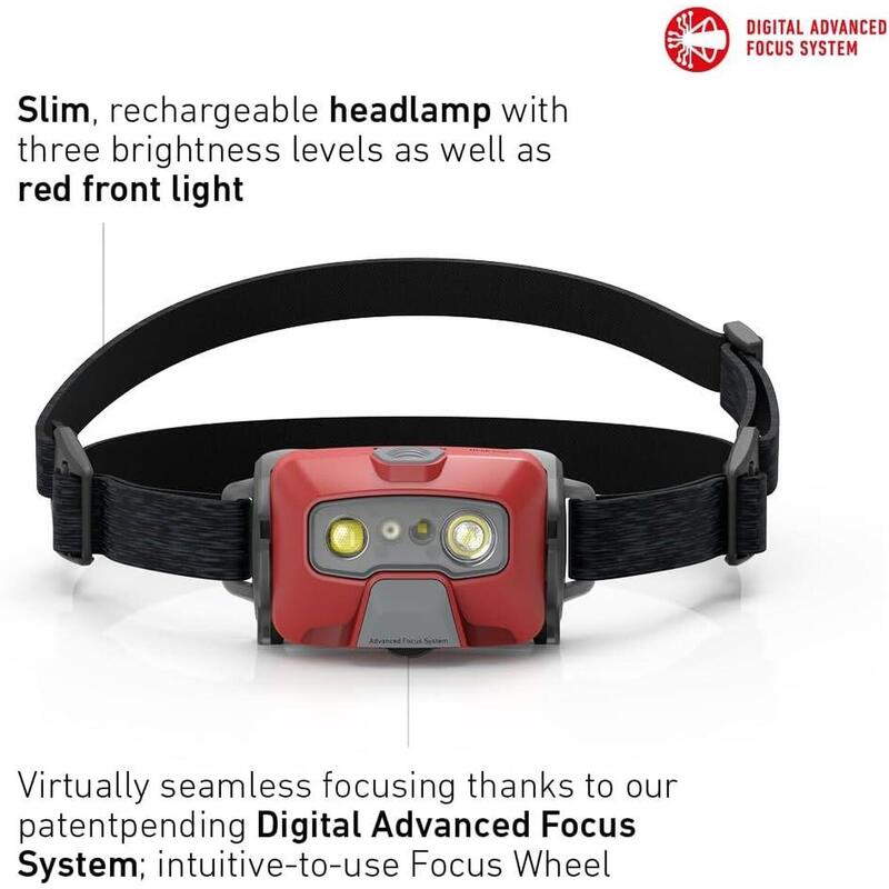 Stirnlampe HF6R Core red