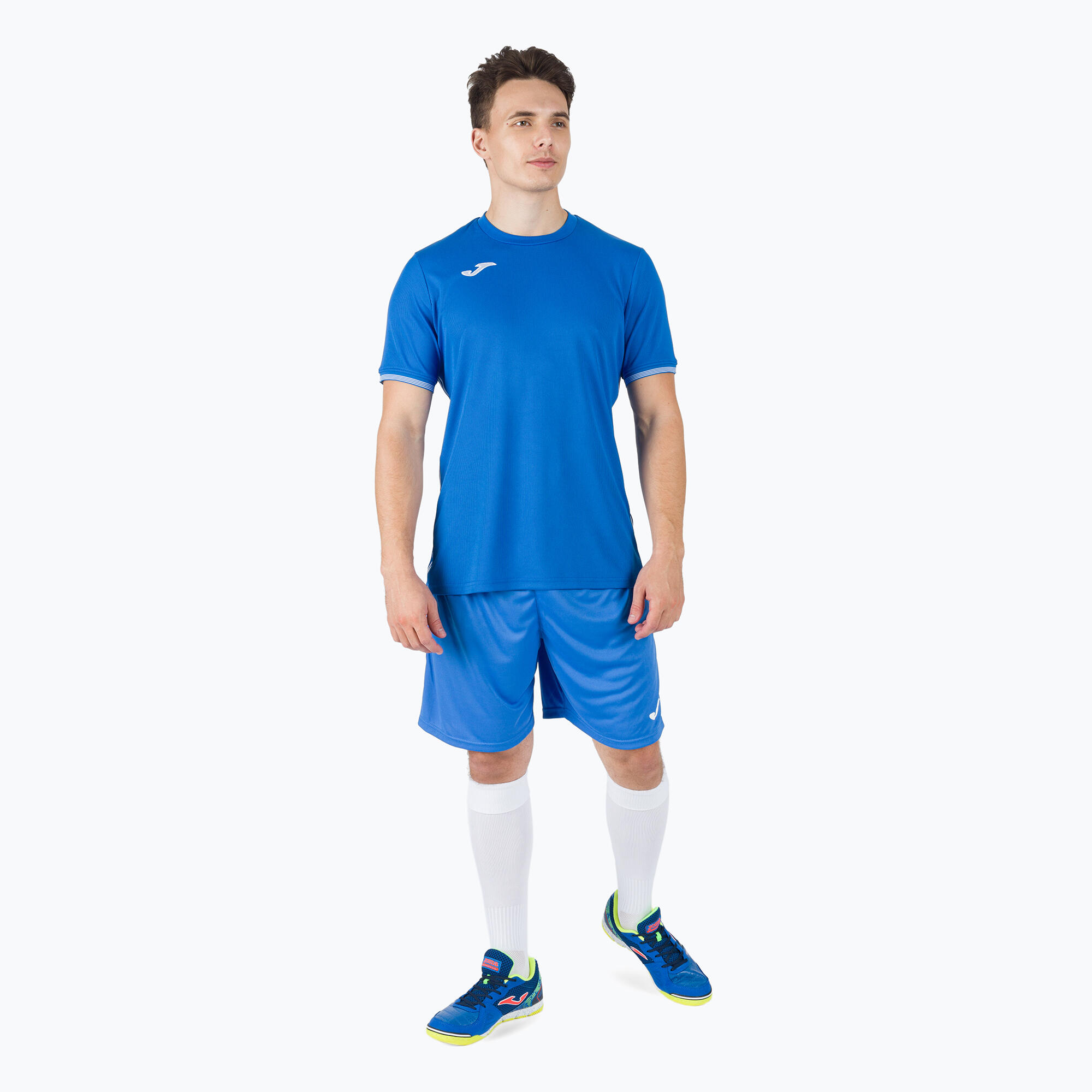 Maillot Manches Courtes Football Enfants Joma Campus III Bleu Roi 5/5