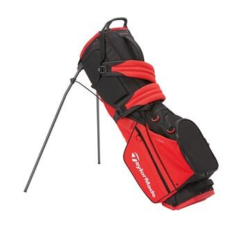 Sacca da golf TaylorMade Flextech Stand con treppiede, rosso/bianco/nero