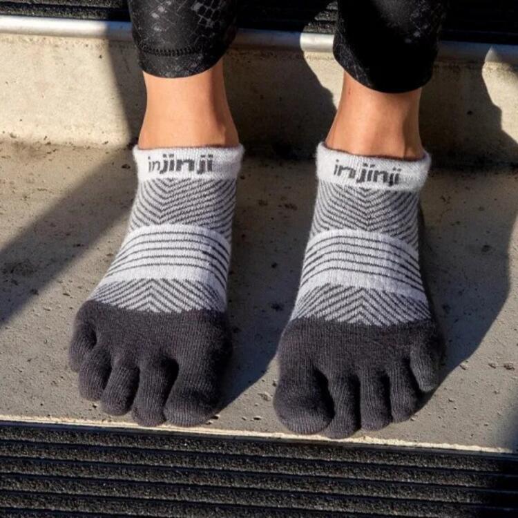 Chaussettes à orteils de running Run Lightweight No-Show Coolmax femme 2/4