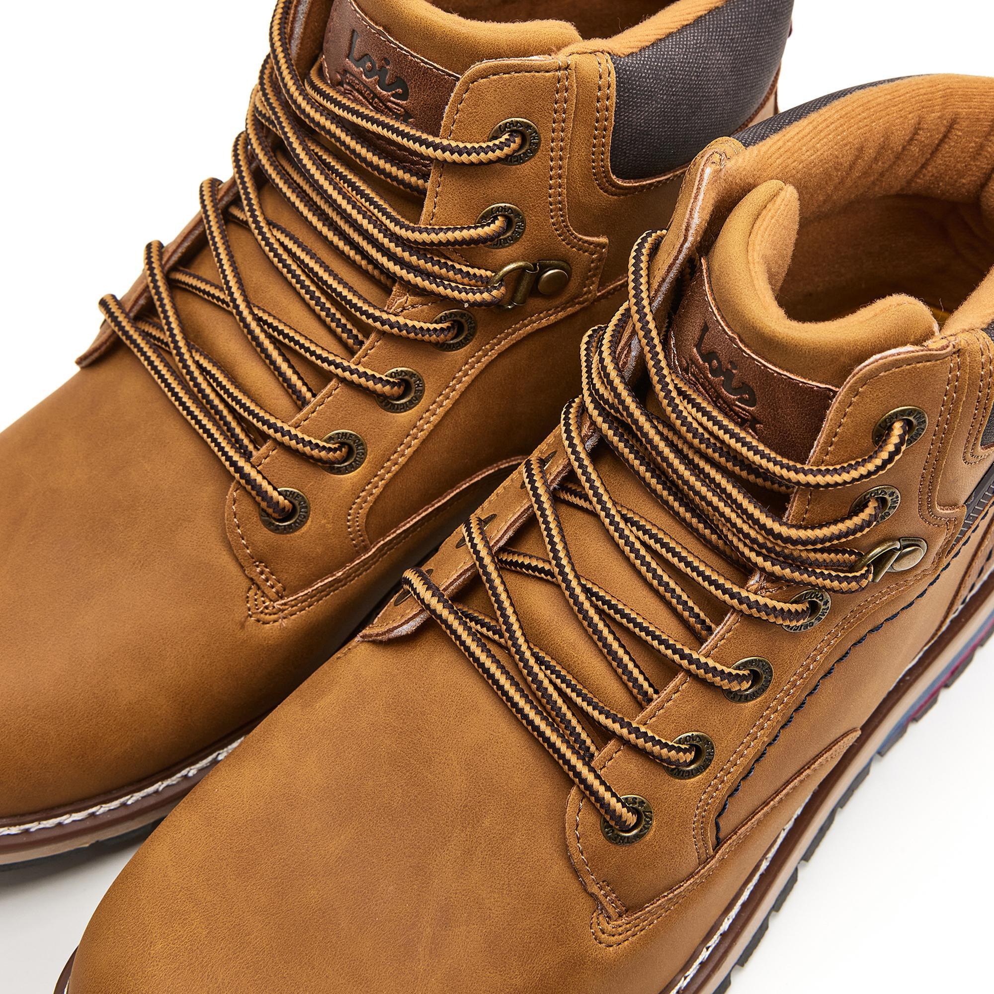 Botas Lois Hombre 64001 Melocotón  con Cordones 5/5