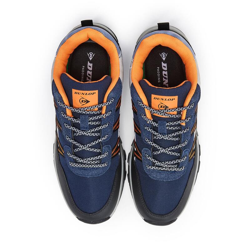 Zapatillas Deportivas Caminar Hombre Dunlop 35930 Azul Marino con Cordones