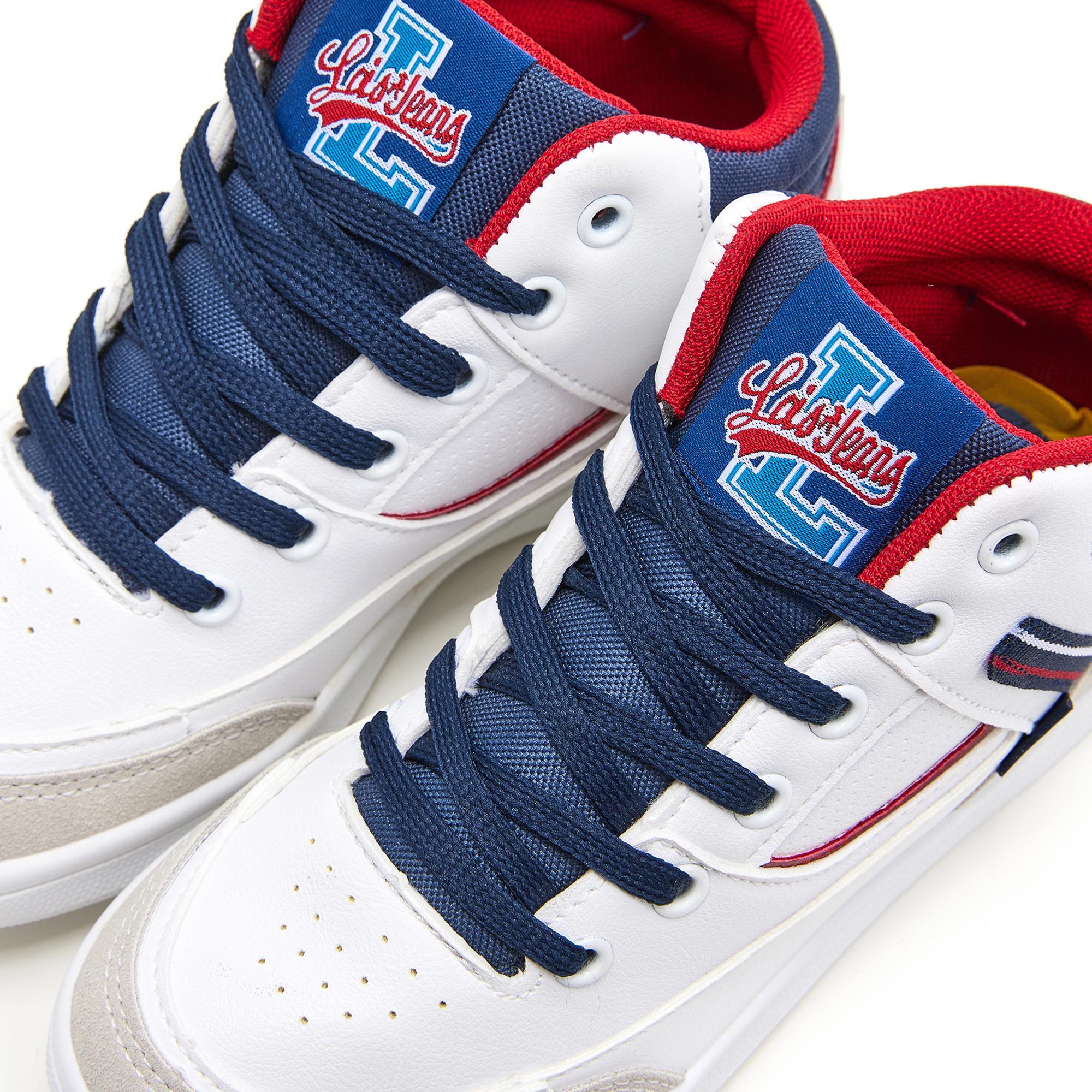Zapatillas Deportivas Abotinadas Niños Lois 63208 Blancas con Cordones 5/5