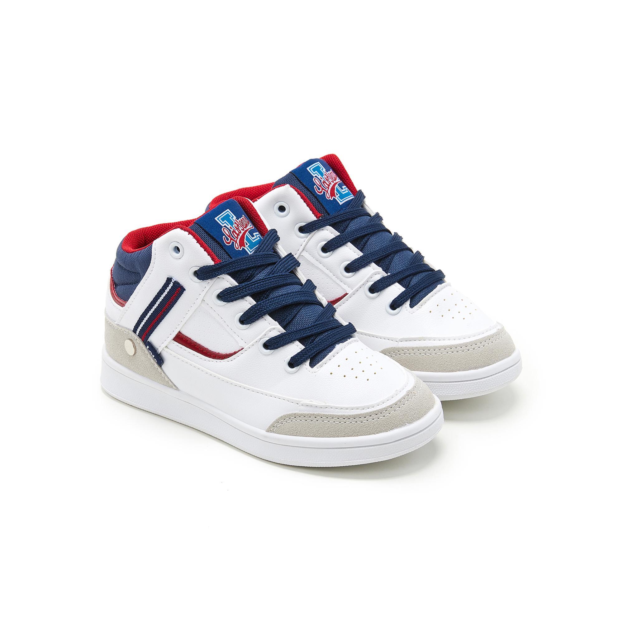 Zapatillas Deportivas Abotinadas Niños Lois 63208 Blancas con Cordones 2/5