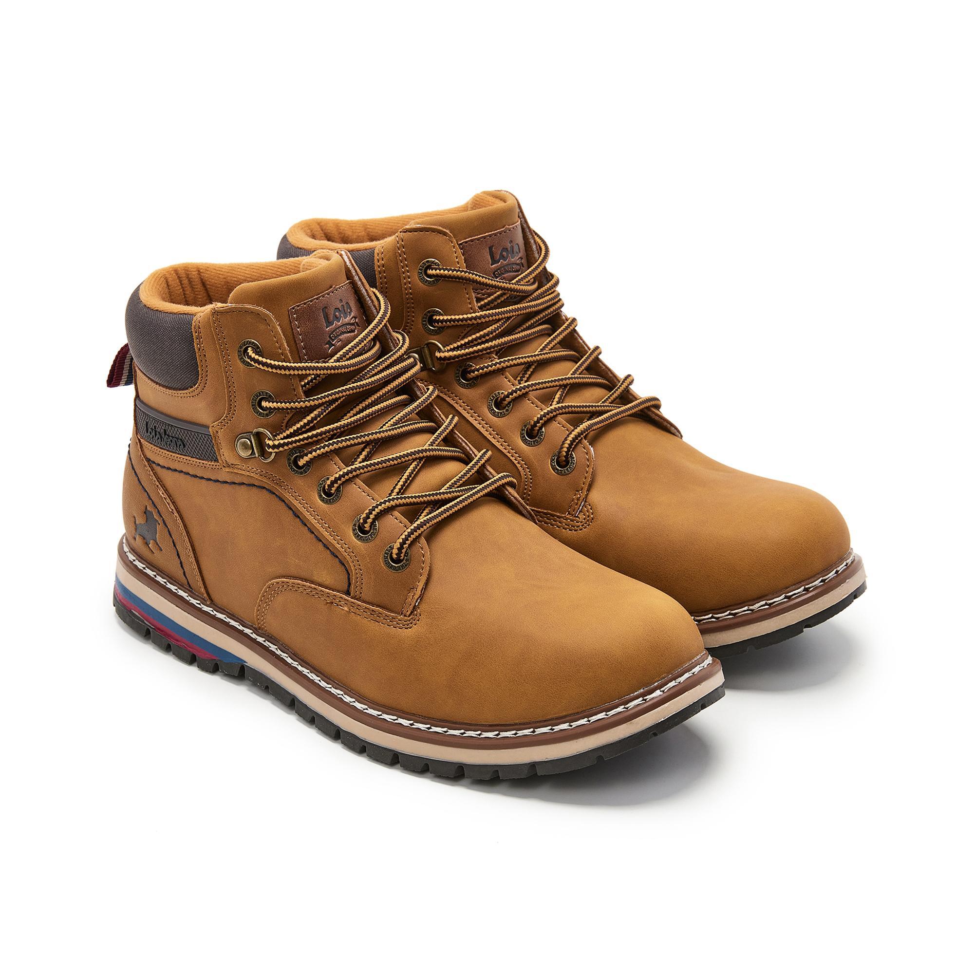 Botas Lois Hombre 64001 Melocotón  con Cordones 2/5
