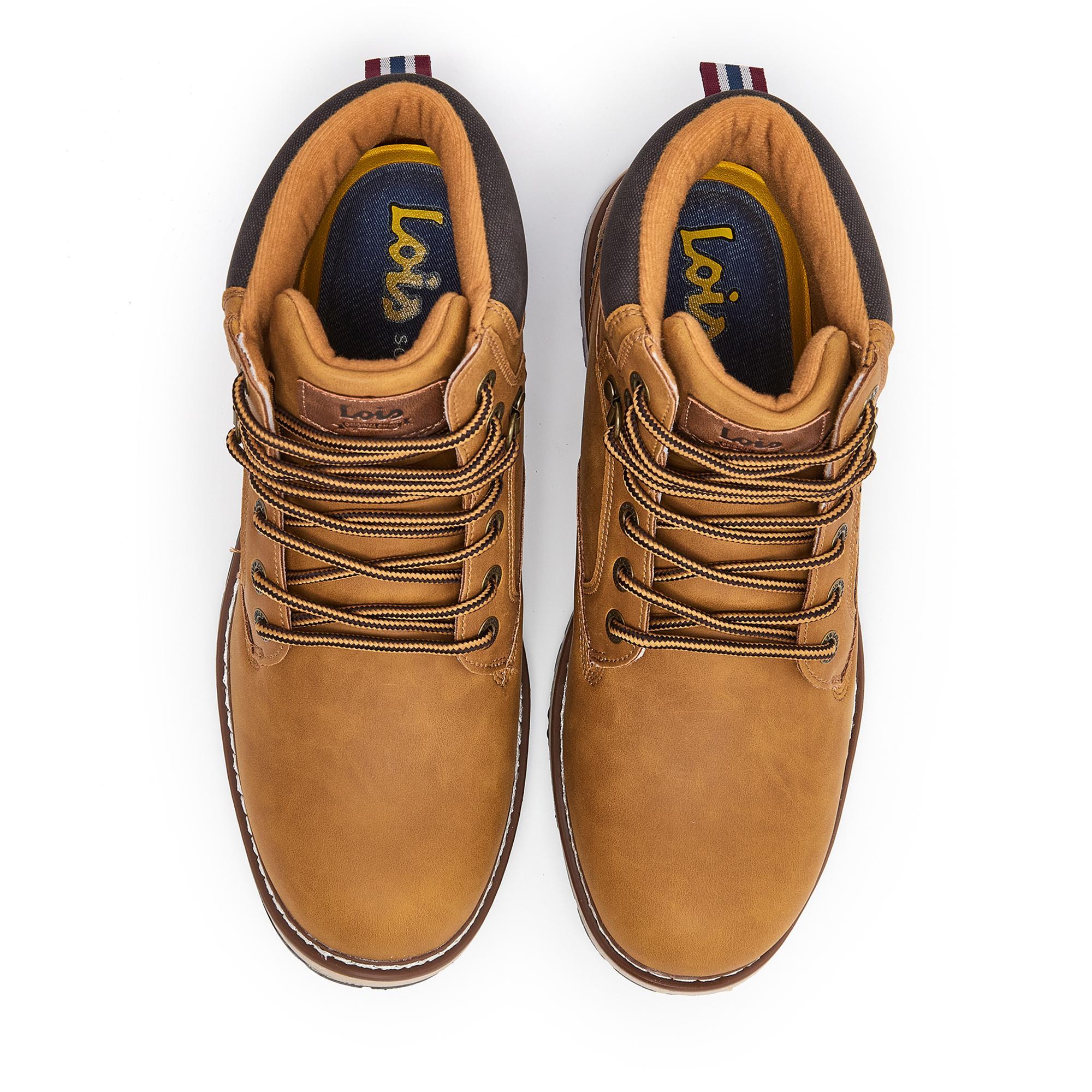 Botas Lois Hombre 64001 Melocotón  con Cordones 4/5