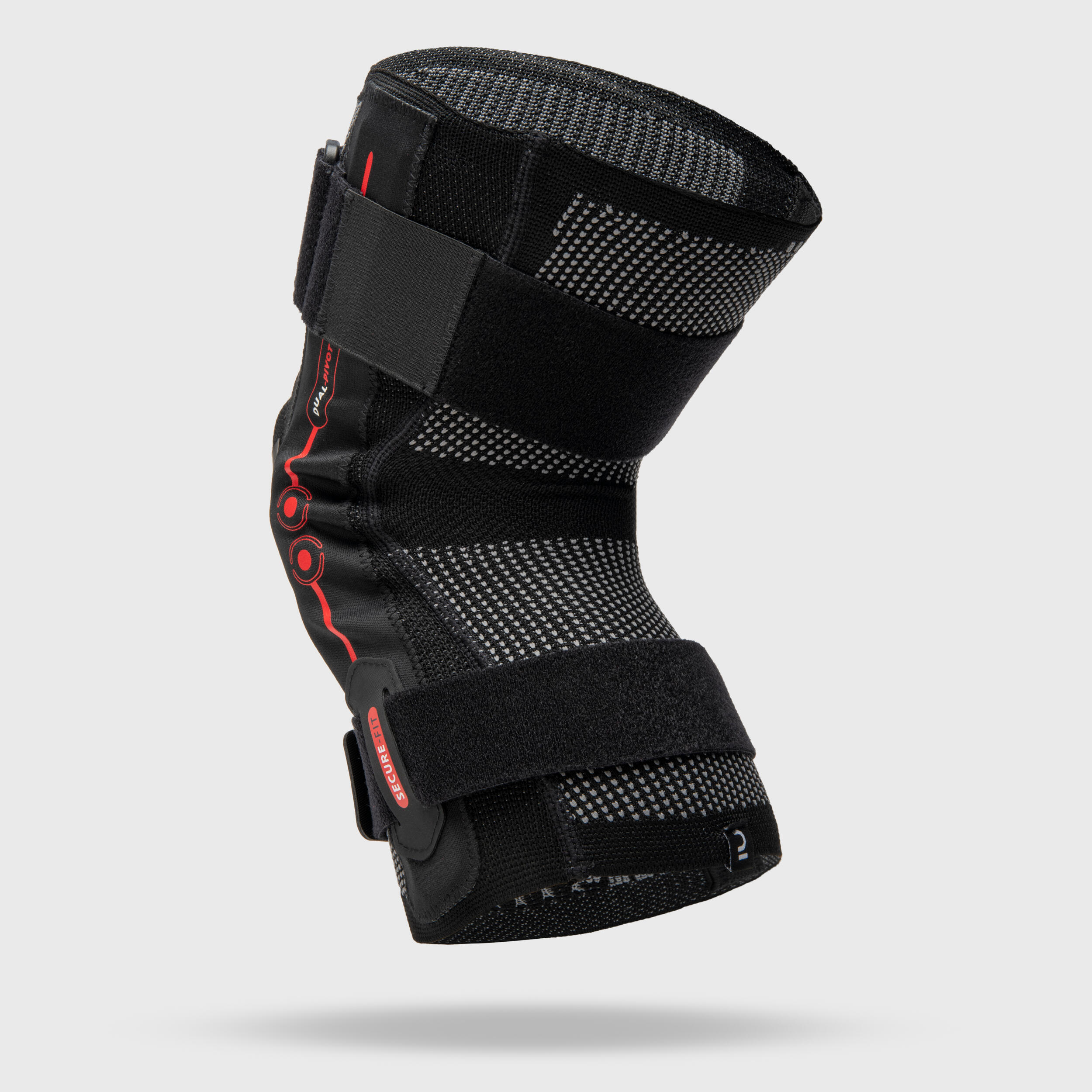 Genouillère de maintien ligamentaire gauche/droite Adulte- Genouillère R900 noir 6/8