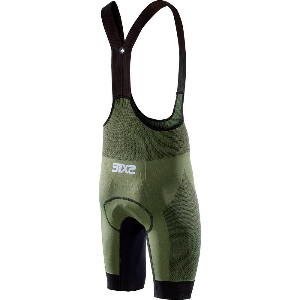 Culotte de Ciclismo SIXS CLIMA Verde militar 2/6