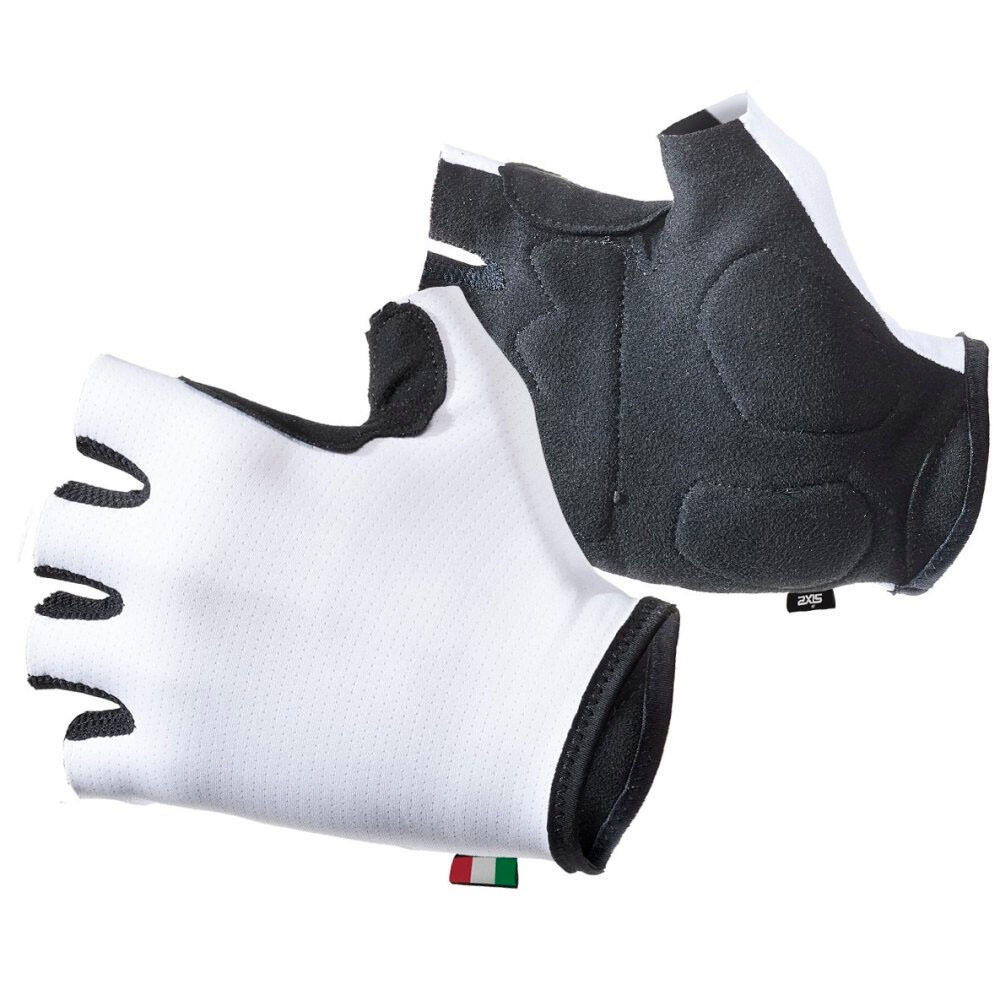 Guanti da ciclismo senza dita SIXS SUMMER Bianco 1/3