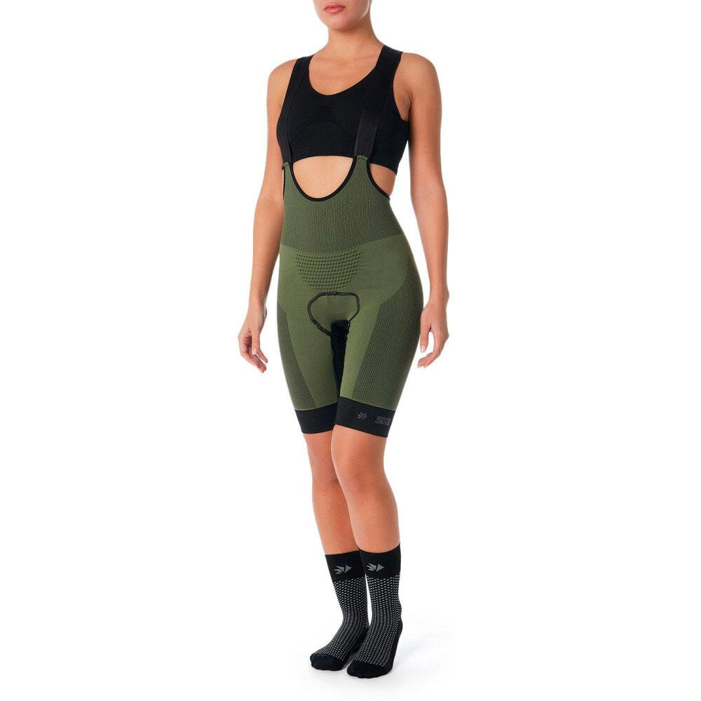 Culotte de Ciclismo SIXS CLIMA Verde militar 5/6