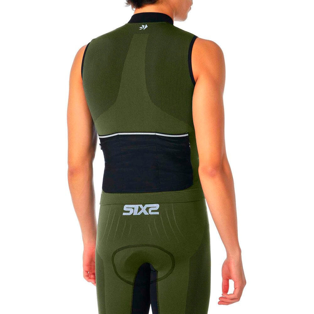 Ärmelloses Trikot Sixs Clima 2 Army 4/6