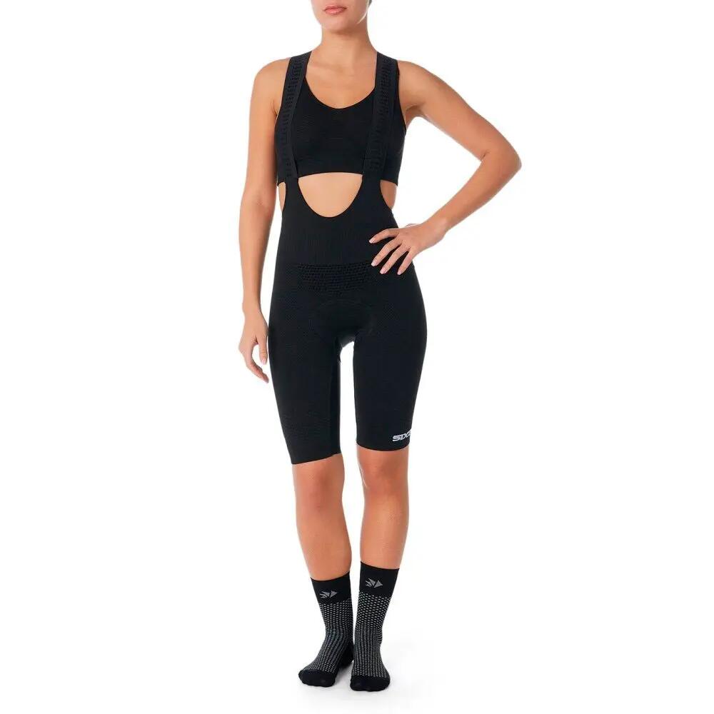 Culotte de Ciclismo SIXS CHROMO Negro 5/6