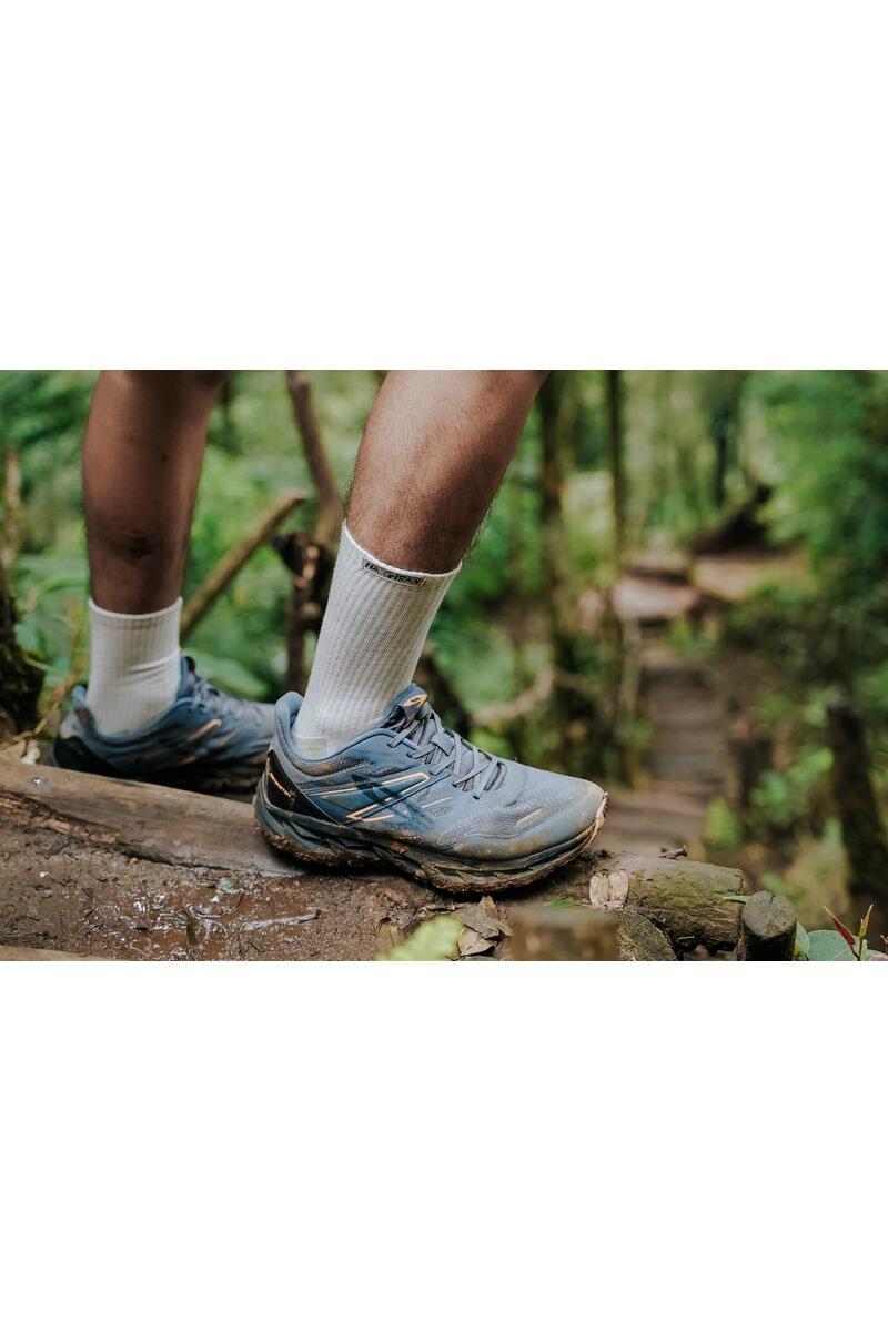 Calze trekking adulto Na Giean Medium Weight Crew grigio chiaro 2/5