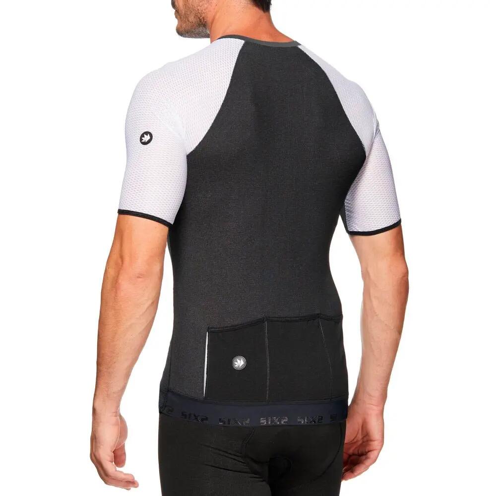 Jersey de manga corta de Ciclismo SIXS SERRA Blanco 4/5