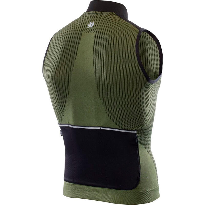 Maillot sans manches Cycling SIXS CLIMA Vert militaire