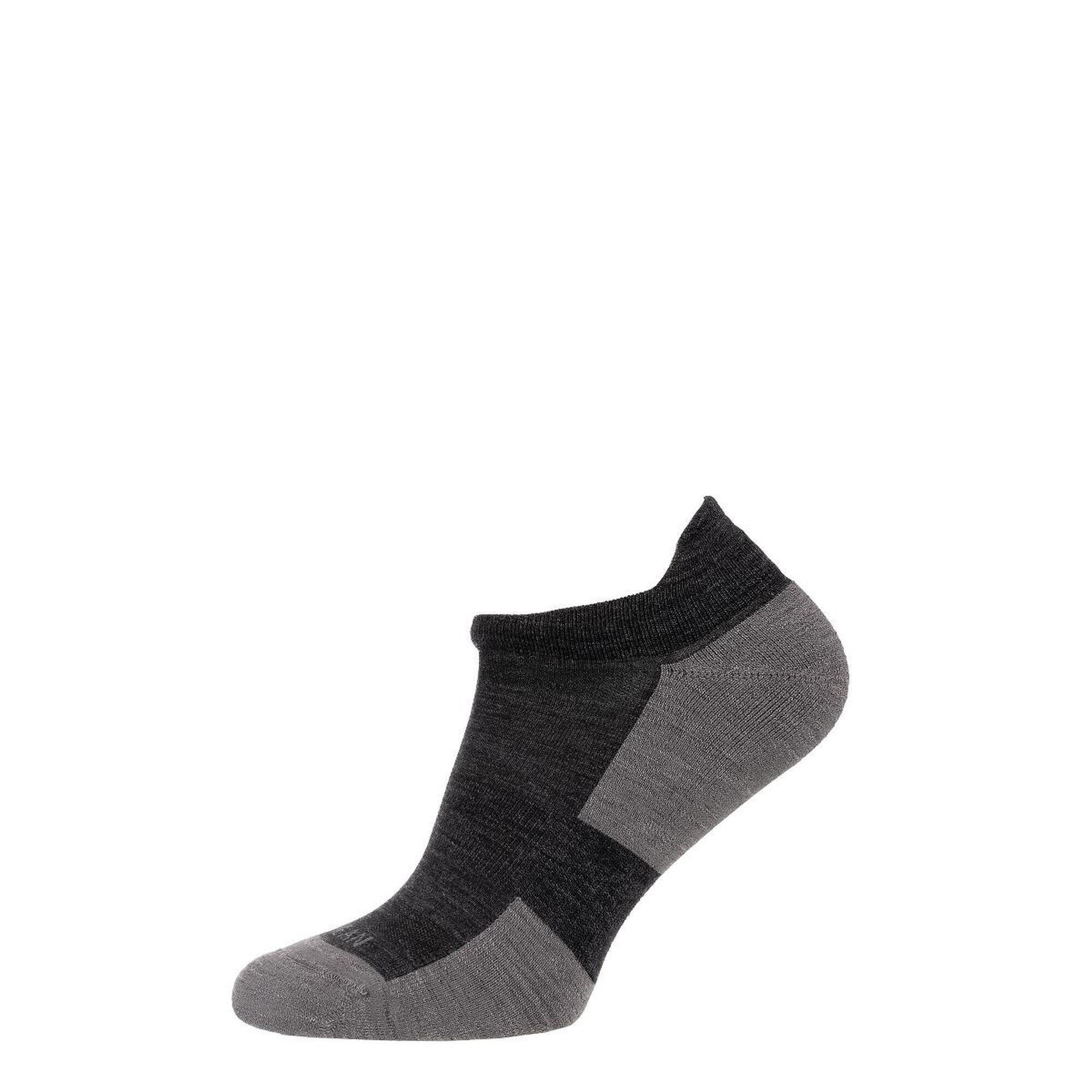 NA GIEAN Trekingové ponožky Light Weight No Show Running Black