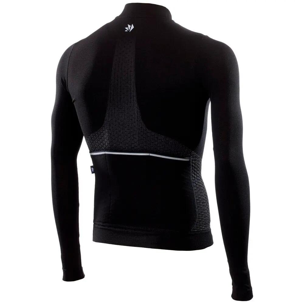 Jersey de manga larga de Ciclismo SIXS CHROMO Negro 2/6